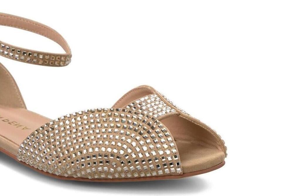 Bailarinas abiertas Alma en pena V2550401 en sand para mujer-Zapatos de fiesta