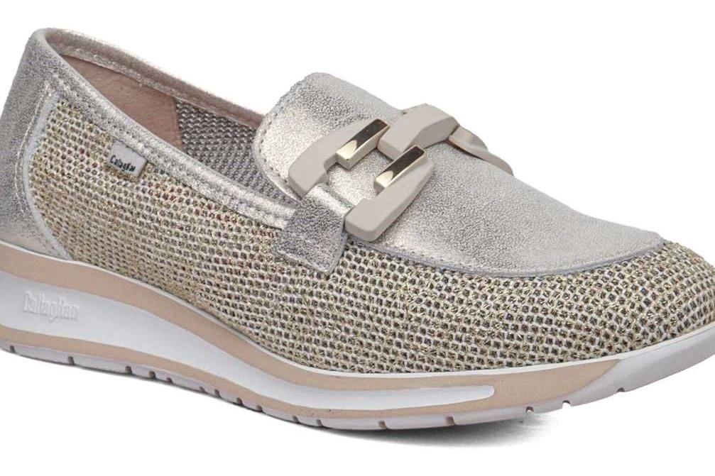 Mocasín Callaghan 87109 Diavel para mujer en platino