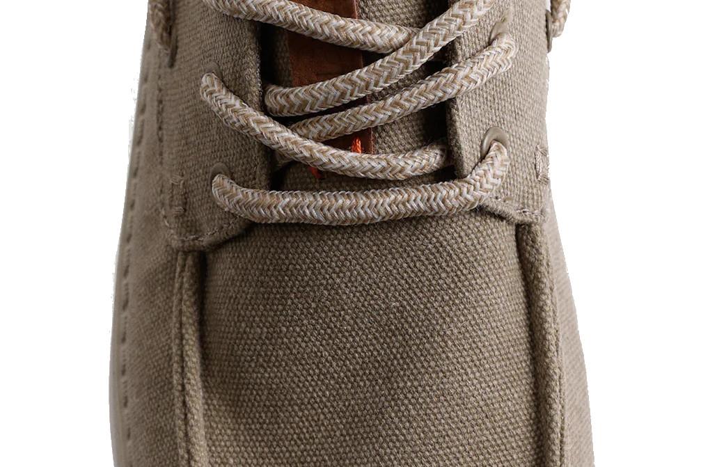 Mocasines náuticos Wallabee de Lona Gioseppo Kinango 78664 Kaki para Hombre
