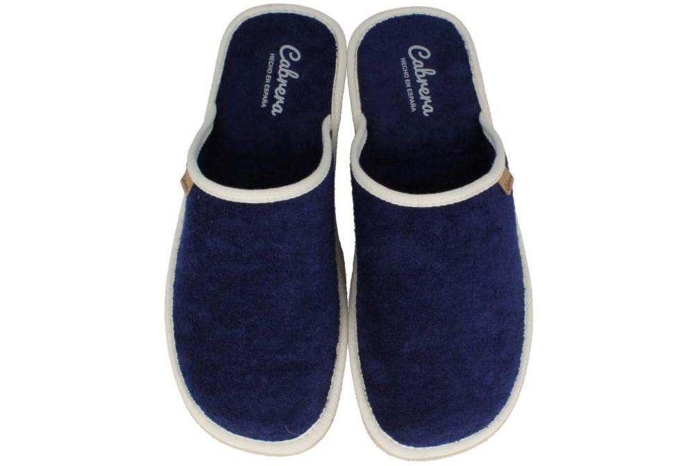 Zapatillas de casa Cabrera 2912 en azul para hombre