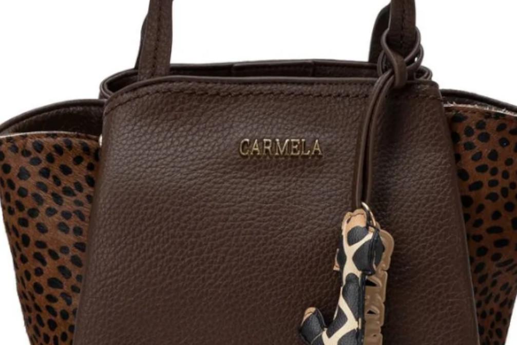 Bolso shopper Carmela 186248 para mujer en marrón tipo Maletín con Print Animal