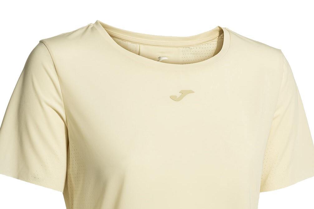 Camiseta manga corta Joma Indoor gym en beige para mujer