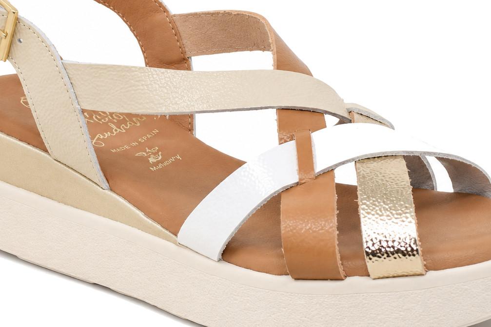 Sandalias de Cuña Mujer Oh My Sandals 5960 Hielo