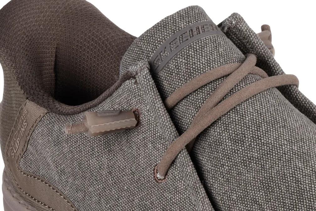 Náuticos Hombre Skechers Slip-Ins Relaxed Fit Melson Coronado 210959 | Lona y Memory Foam en caqui
