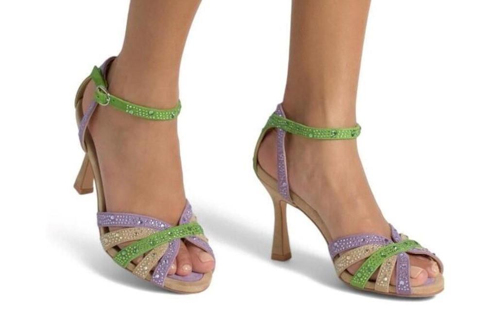 Sandalia de fiesta Alma en Pena V250804 en violeta para mujer