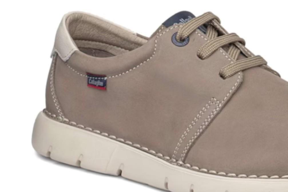 Zapato con cordones Callaghan 57700 Flexible en piedra