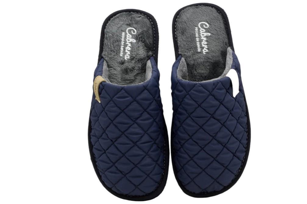 Zapatillas de casa Cabrera 2898 en azul para hombre