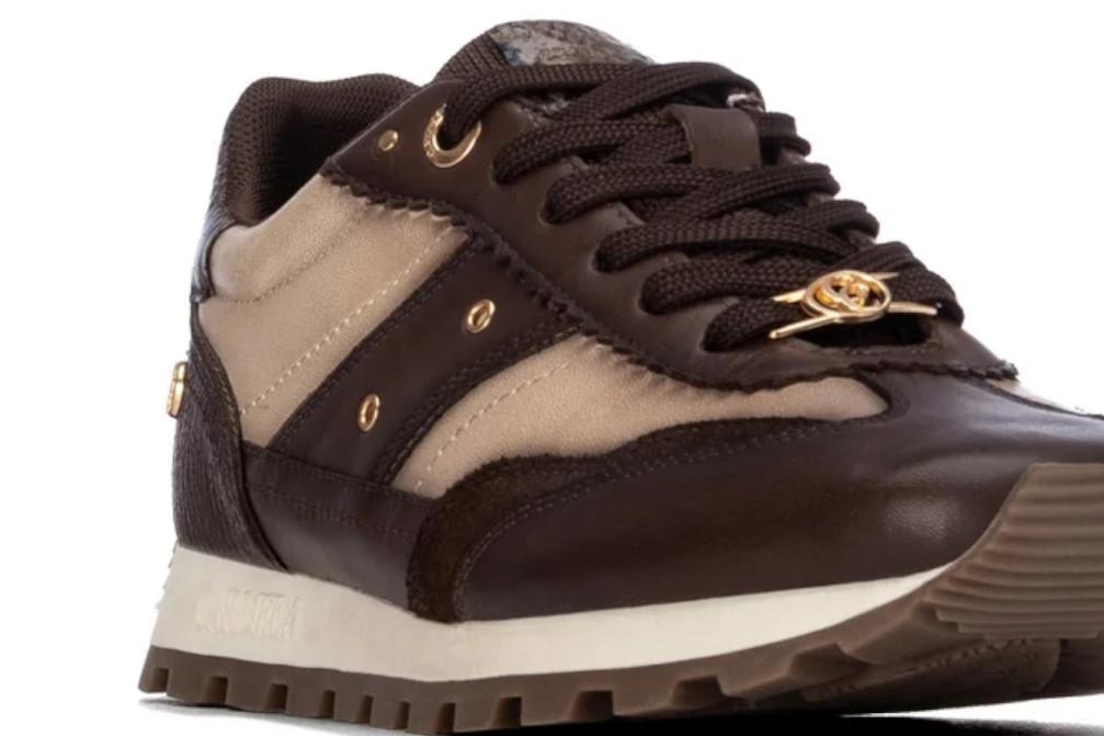 Zapatillas deporitvas de Piel Combinadas Carmela 164238 para Mujer en marrón