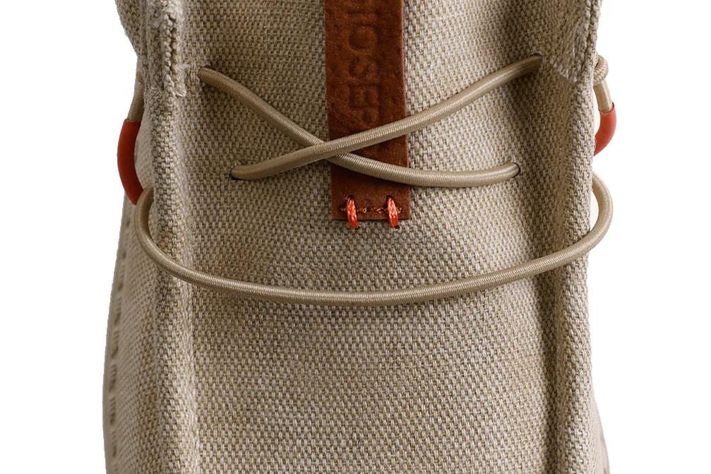 Mocasines náuticps Wallabee de Lona Gioseppo Orford 78662 Arena para hombre