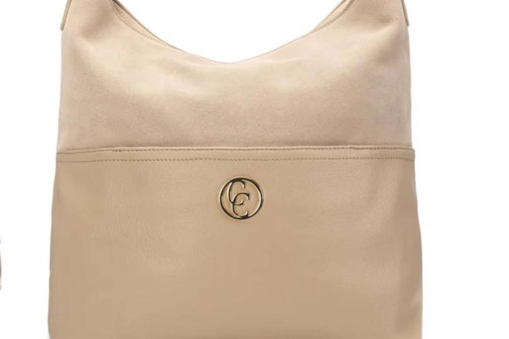 Bolso shopper de mujer Carmela 186203 en beige