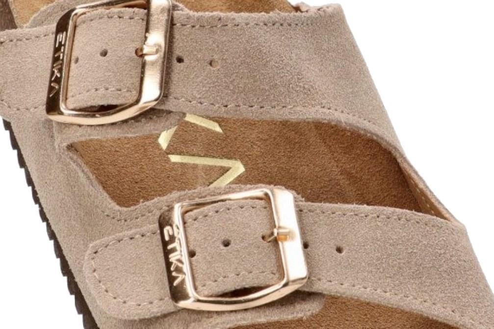 Sandalias bio Etika 10015 Arenal en beige para mujer