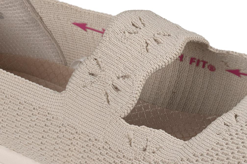 Bailarinas Deportivas Mujer Skechers Slip-Ins Arya Subtle Gleam Natural| Air-Cooled Memory Foam