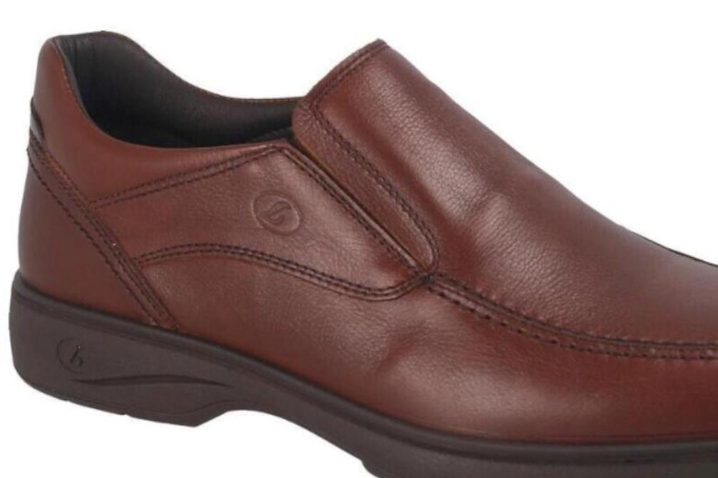 Zapatos cómodos Luisetti 37700ST de color cogñac