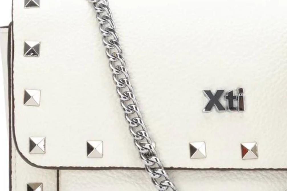 Bolso bandolera mujer Xti 184532 hielo – Bolso elegante efecto piel con cremallera y certificado vegano