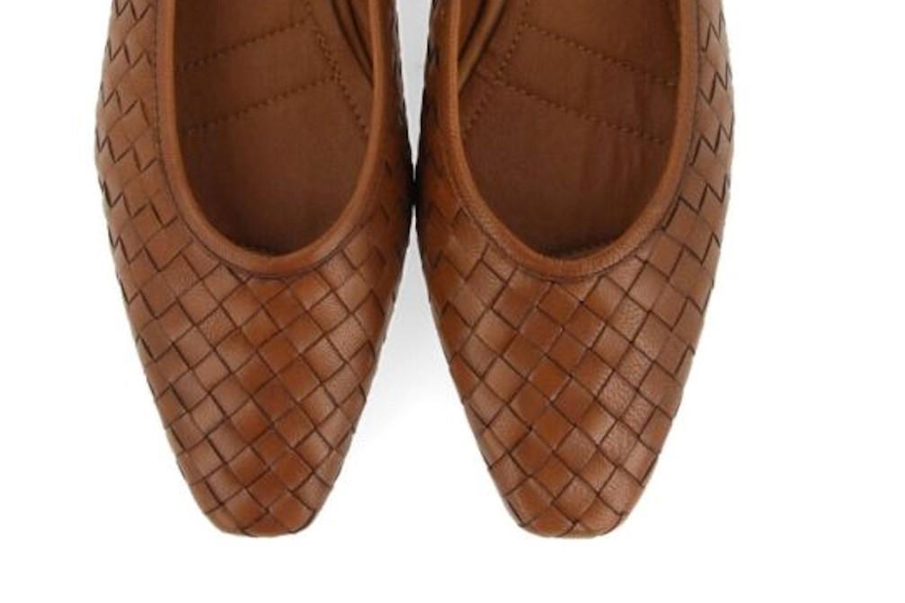 Bailarina para mujer Bognes en color cuero