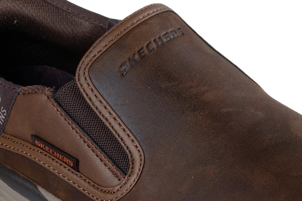 Zapatos deportivos Skechers Slip-ins Relaxed Fit Slade Cooper 205237 marrones para hombre