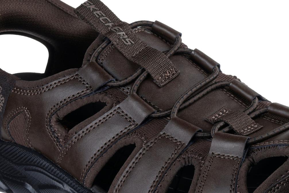 Sandalias Skechers Slip-Ins Revolted Vartan 205182 Marrón Hombre | Cómodas, Ligeras y Fáciles de Calzar