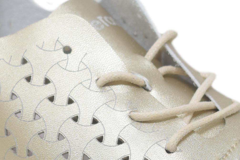 Zapatillas deportivas ultraligeras Eoligeros Liberte oro para mujer