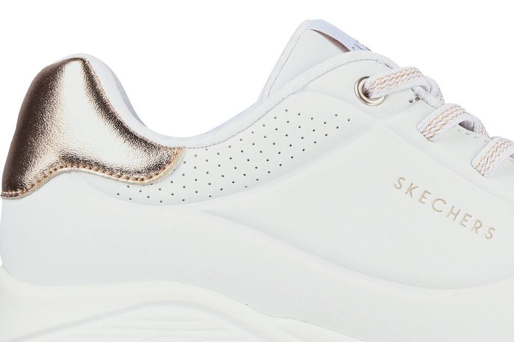 Zapatillas Skechers Uno - Shimmer Away 155196 en blanco para mujer