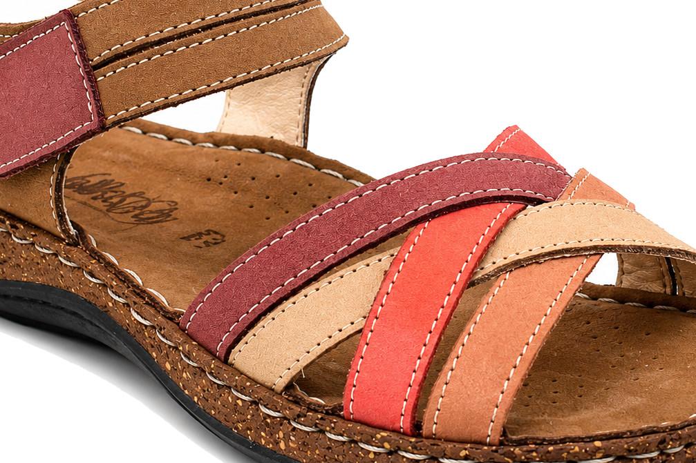 Sandalias bio Walk & Fly Mediterráneo 43170 expreso de piel para mujer
