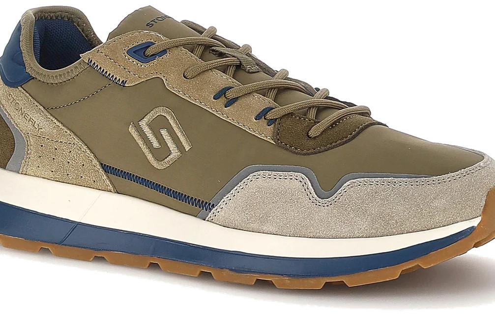 Zapatillas deportivas Stonefly ALLACCIATE SOFTSPACE 1 223828en marrón de piel, ante y textil