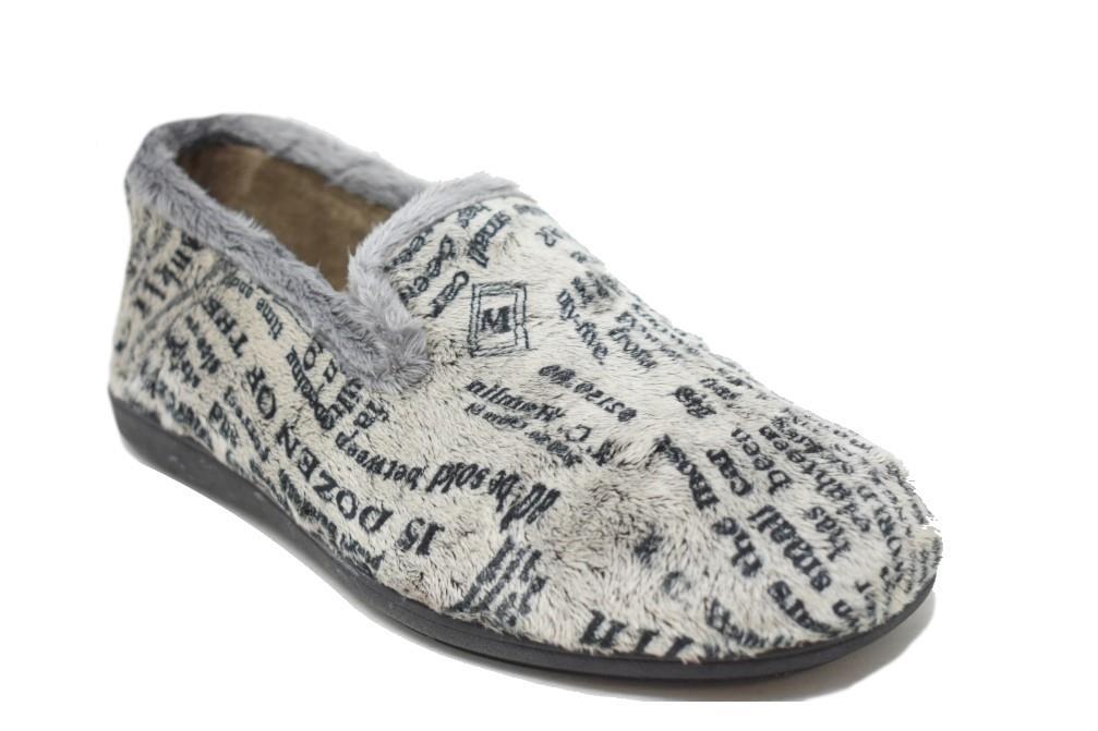 Zapatillas de casa Franklin 351 en gris para hombre