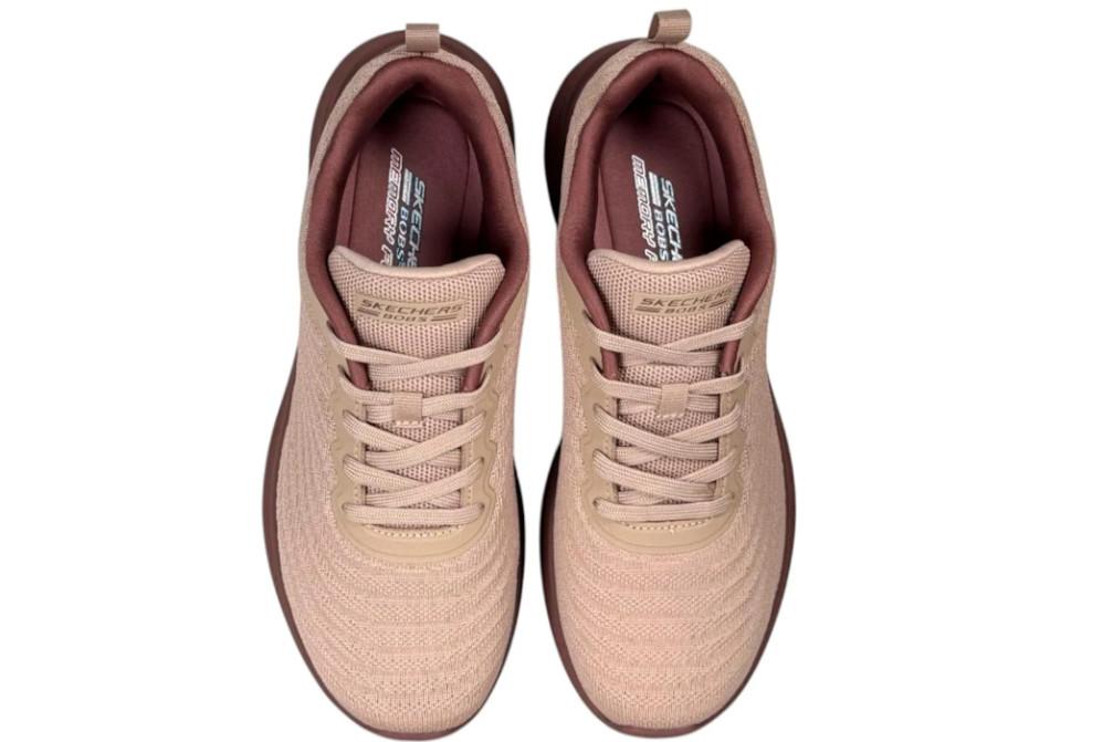 Zapatillas Skechers BOBS Moda Flex Mellow Dawn 117731 rosa natural para mujer
