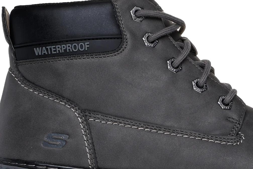 Botines Skechers Waterproof Relaxed Fit: Garlan - Deno en charcoal