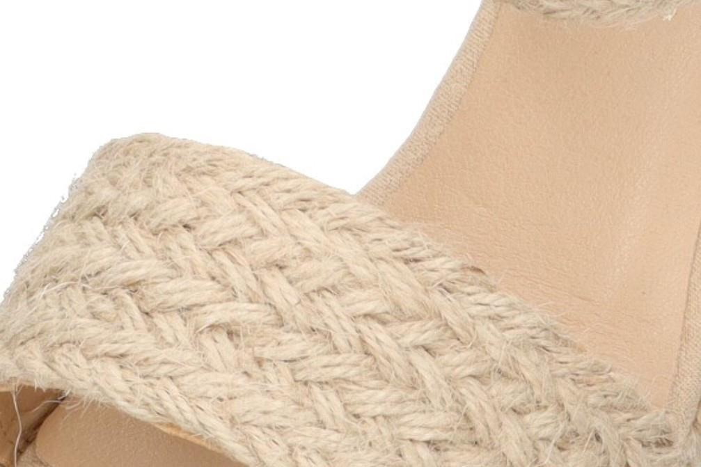 Alpargatas con cuña Etika 20013 en natural para mujer