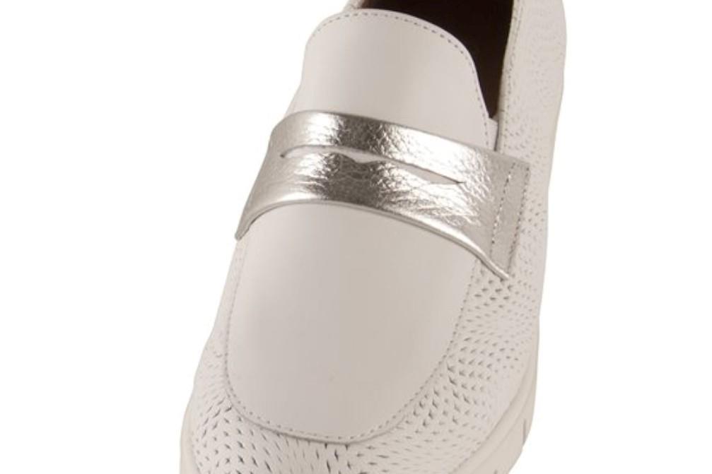 Mocasines Chamby 6 en blanco para mujer