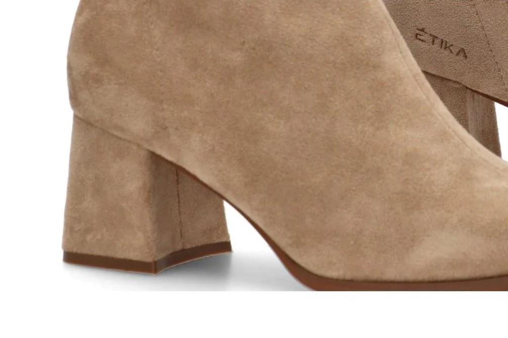 Botines de tacón Etika VIOLETA 32012 en taupe