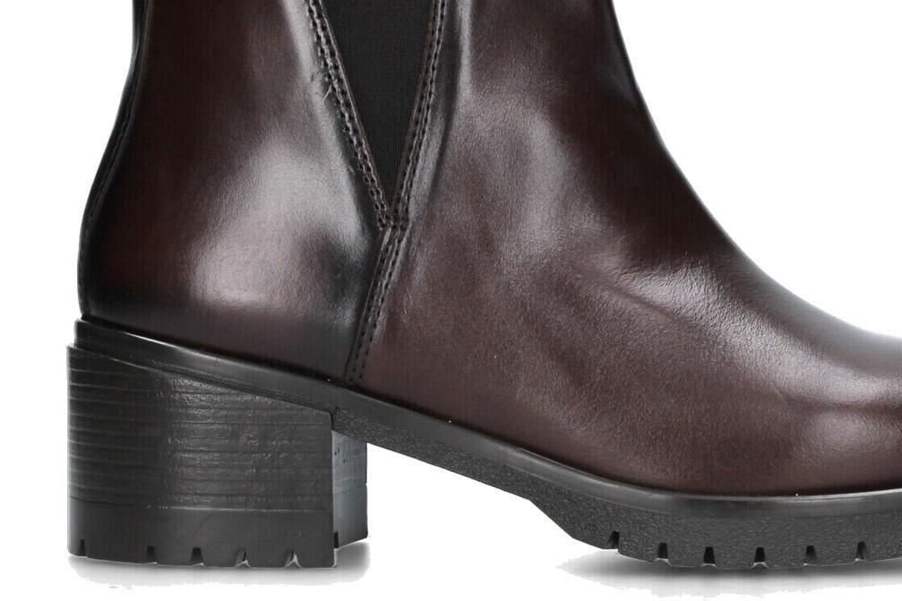 Botines con tacón Callaghan 32709 en marrón para mujer