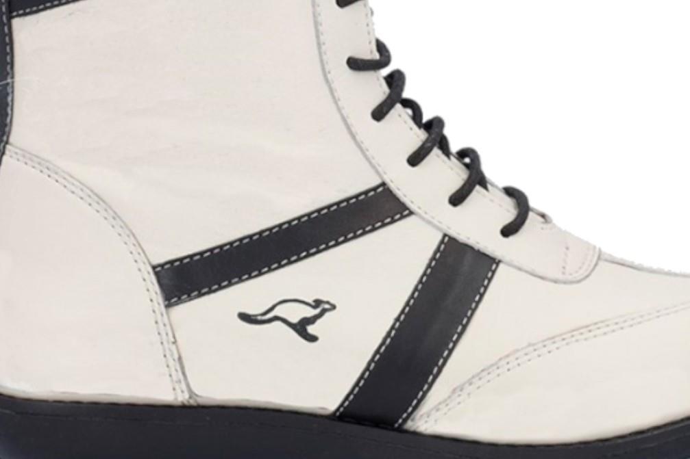 Botines boxing Kangaroos 916-06 en blanco