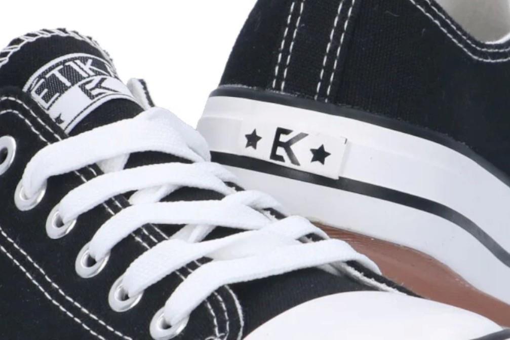 Zapatillas de lona Etika 52409 en negro