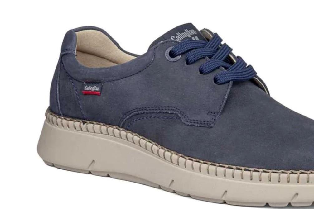 Zapatos con cordones Callaghan 53505 Circular en azul para hombre