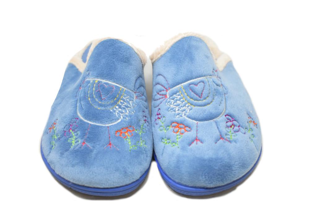 Zapatillas de casa Calusa 920 gallina en celeste