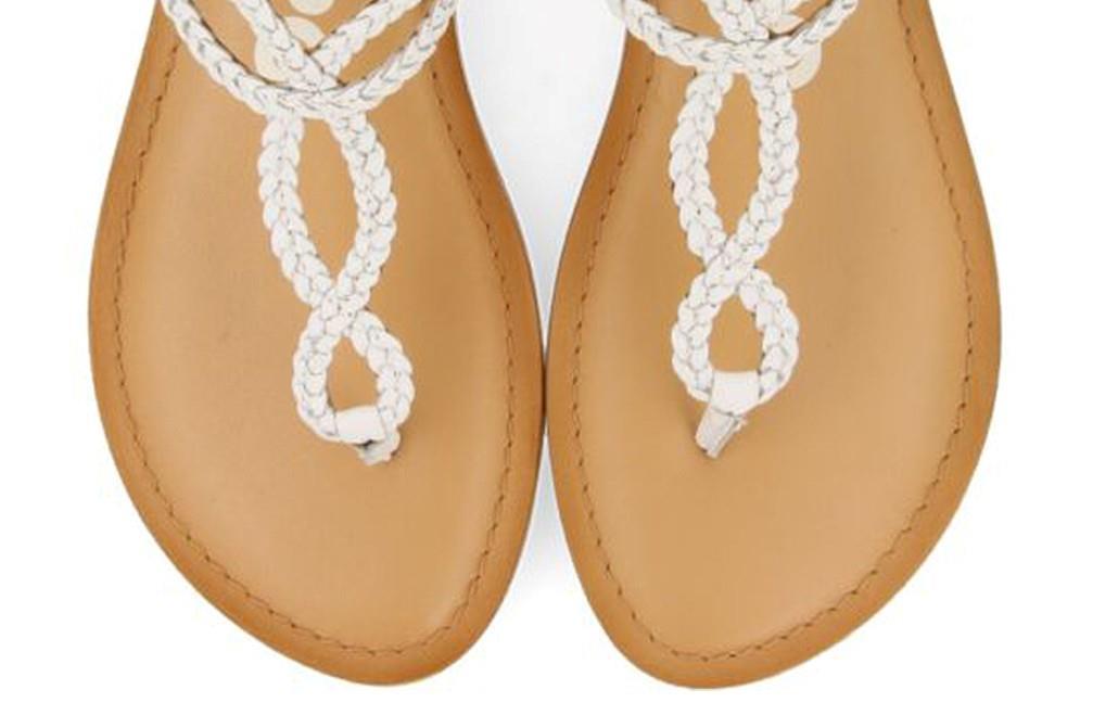 Sandalias planas de dedo Gioseppo Merignas 69111 en negro para mujer
