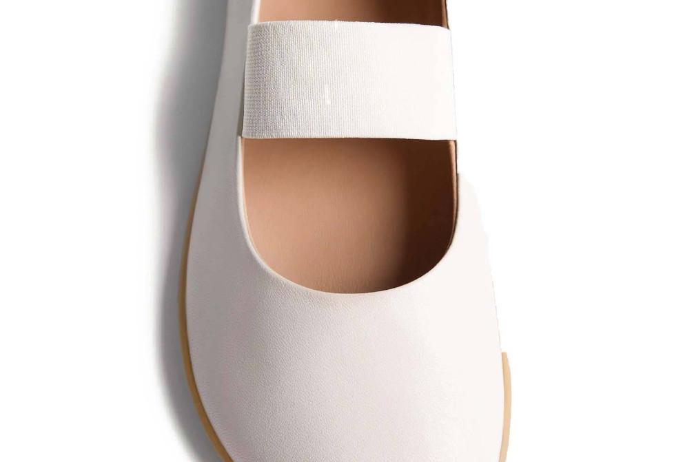 Bailarinas barefoot de piel Gioseppo Malakisi 79018 blanco– calzado minimalista y cómodo