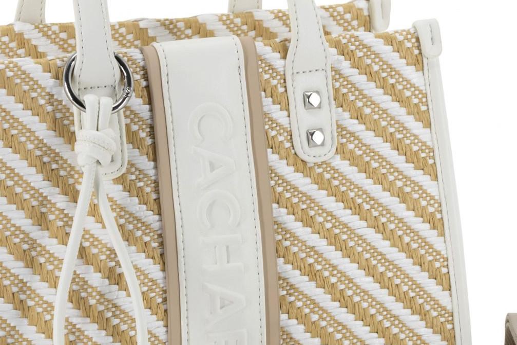 Bolso Shopper Cacharel Bags CEL261023 Blanco Elegante para Mujer