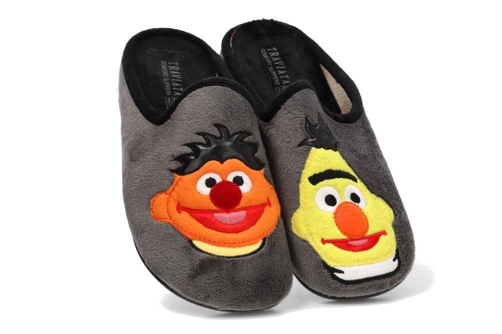 Zapatillas de casa hombre Vulca-Bicha 4817 marengo con dibujos