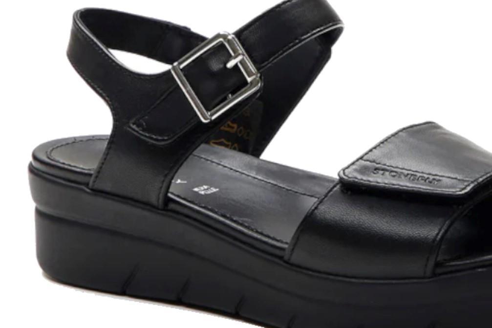 Sandalias Stonefy Aqua III en negro para mujer