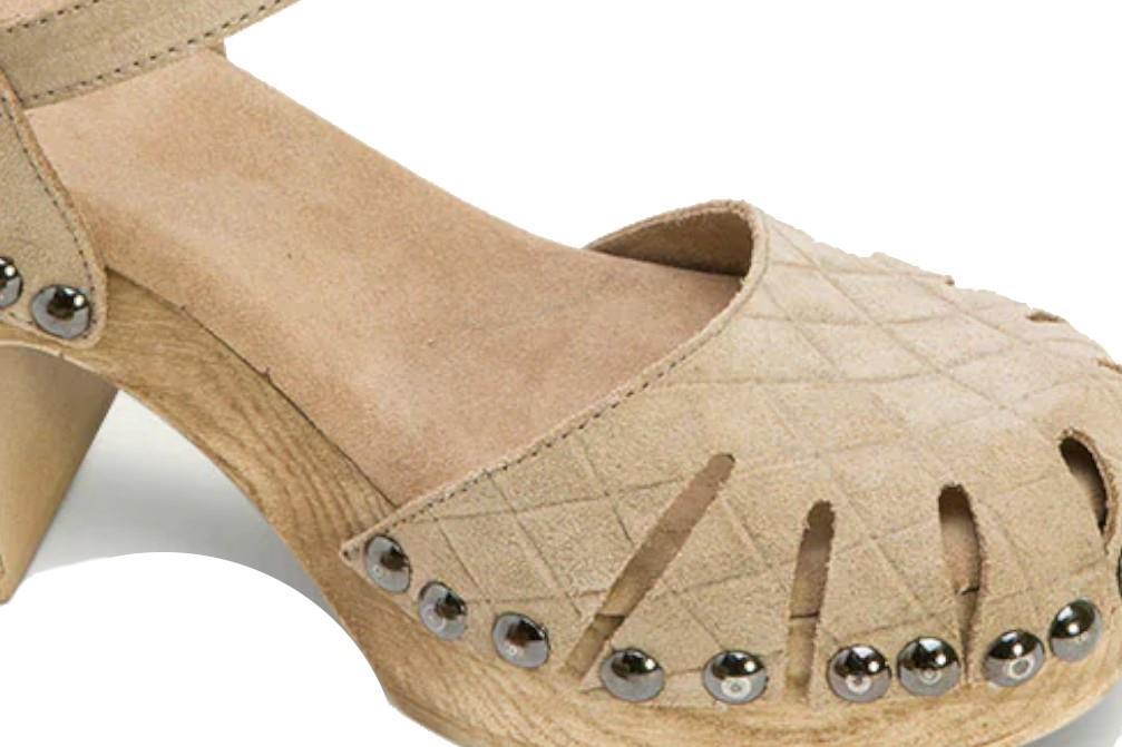 Sandalias de tacón Porronet Margot 3079 en arena