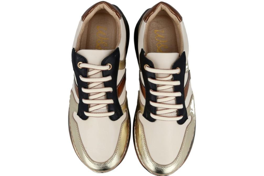 Zapatillas deportivas Walk & Fly Axel 24350-7 en oro para mujer