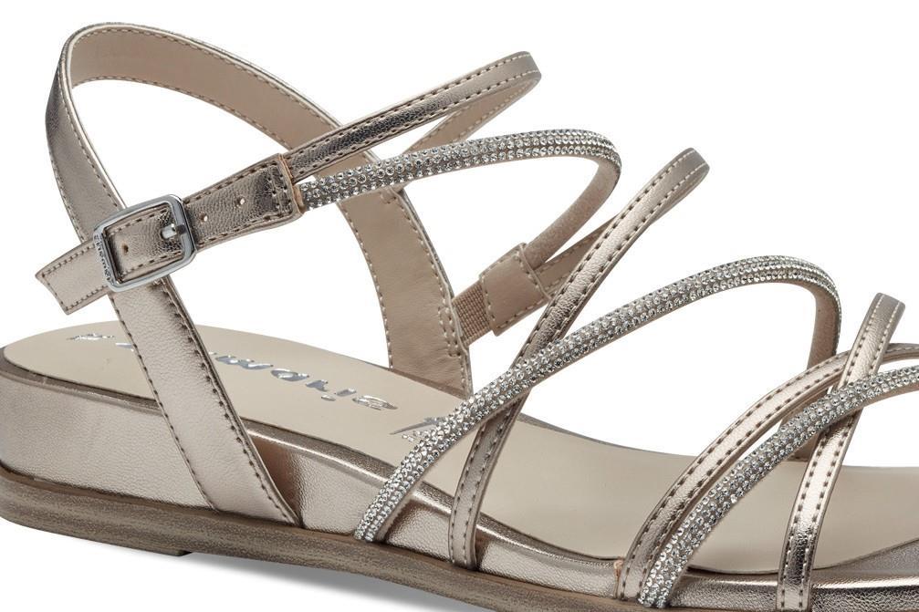 Sandalias Tamaris 1-28103-42 en oro para mujer