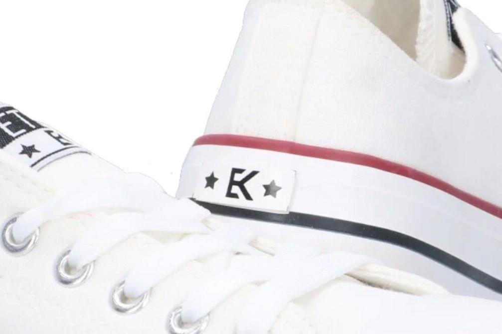 Zapatillas de lona Etika 52409 en blanco