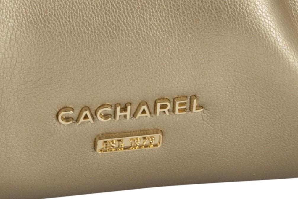 Bolso bandolera de fiesta Cachare bags CF251032 en oro