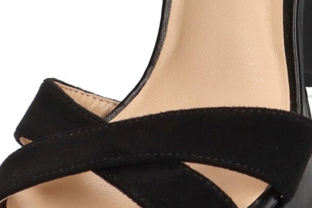 Sandalias de fiesta de tacón alto Etika 90013 en negro