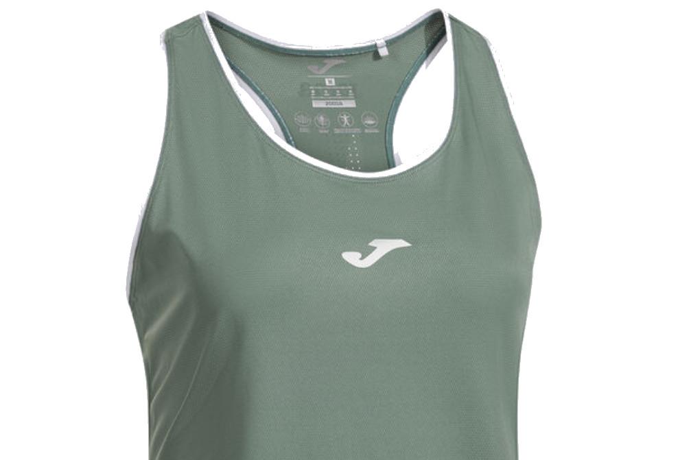 Camiseta de tirantes Joma Torneo 902840 Verde para Mujer – Tenis y Pádel