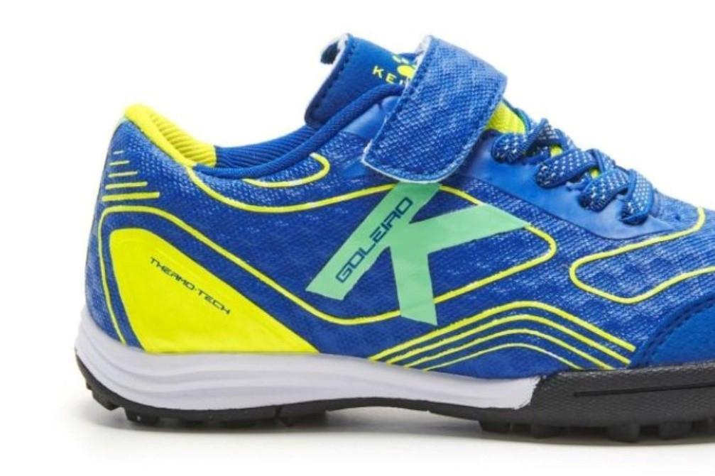 Zapatillas de fútbol sala Kelme Goleiro Elastic Turf 52168 en royal para niños
