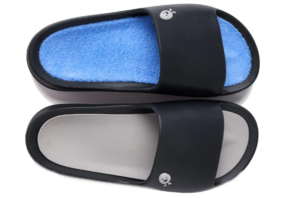 Chanclas Tipo Pala Gioseppo Gill 75545 Negras para Hombre con Plantillas Intercambiables